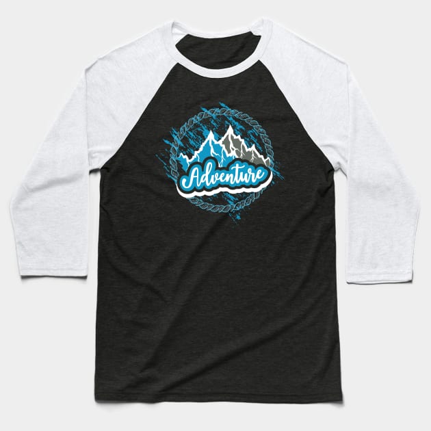 Adventure Baseball T-Shirt by T-Shirt Attires